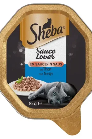 Sheba Sauce Lover Aluminium Saus Tonijn 85 gr Korting