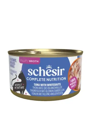 Gratis Retour Schesir Complete Nutrition Kat Blik Bouillon Tonijn&Witvis 85 gr