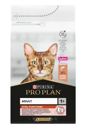 Hoge Kwaliteit Pro Plan - Adult Vital Functions - Zalm/Rijst - Kattenvoer - 1,5 kg