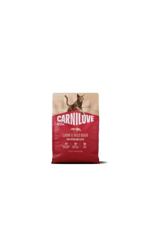 Carnilove Active Lam en Wildzwijn Gesteriliseerde Kat 2 kg Gecertificeerd