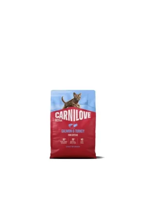 Direct Beschikbaar Carnilove Active Zalm en Kalkoen Kitten 2 kg