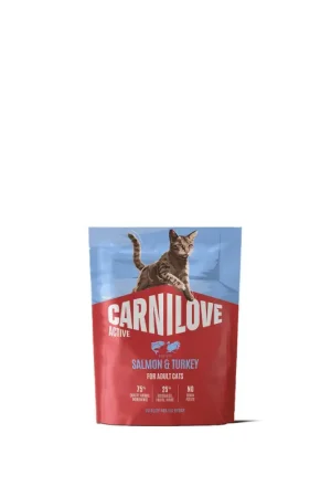 Must-Have Carnilove Active Zalm en Kalkoen Alle Katten 400 gram