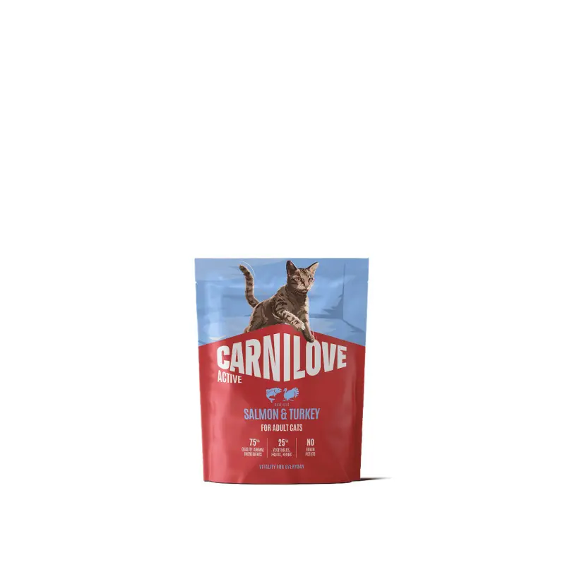 Must-Have Carnilove Active Zalm en Kalkoen Alle Katten 400 gram