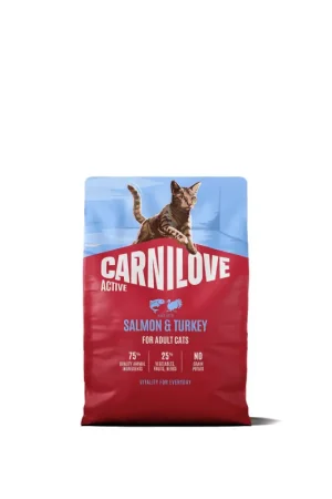 Carnilove Active Zalm en Kalkoen Alle Katten 2 kg Shop Nu