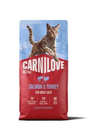 Carnilove Active Zalm en Kalkoen Alle Katten 6 kg Betrouwbaar