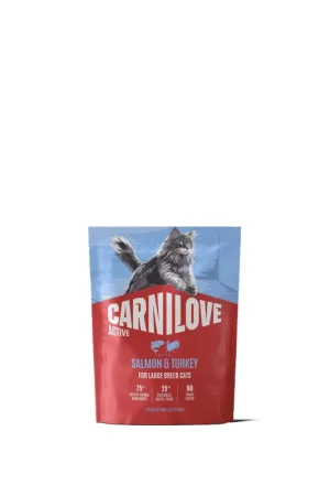 Carnilove Active Zalm en Kalkoen Grote Kat 400 gram Bestel Nu