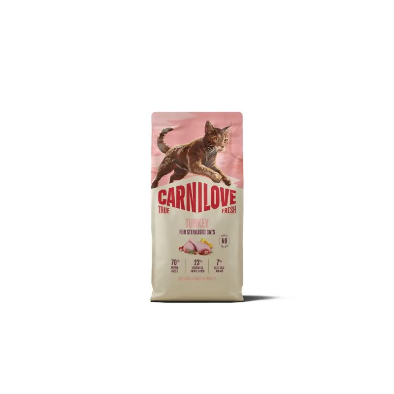Koop Online Carnilove True Fresh Kalkoen voor Gesteriliseerde Kat 6 kg