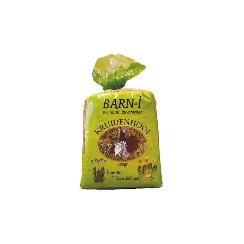 Direct Beschikbaar BARN-I Kruidenhooi Kamille & Paardenbloem 500 gram