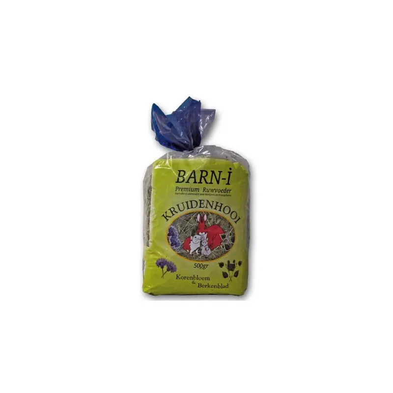 Barn-I kruidenhooi Korenbloem & Berkelblad 500 gram Premium