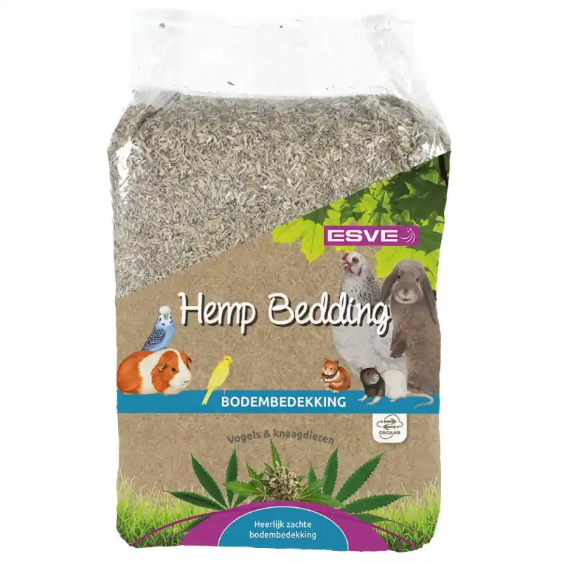 Esve Hemp Bedding 48 Liter (ca. 2,5 kg) Voordeelprijs