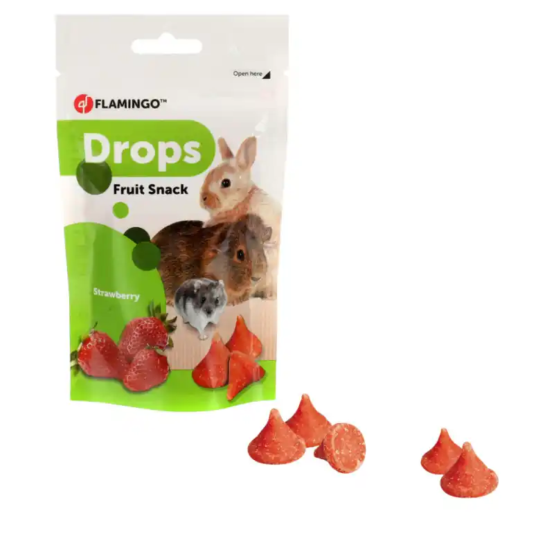 Bestel Nu Knaagdierdrops met Aardbei 75GR