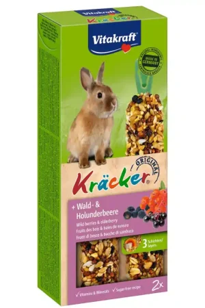 Alleen Vandaag Vitakraft Kräcker Konijn Bosbes en Vlierbes 2 stuks