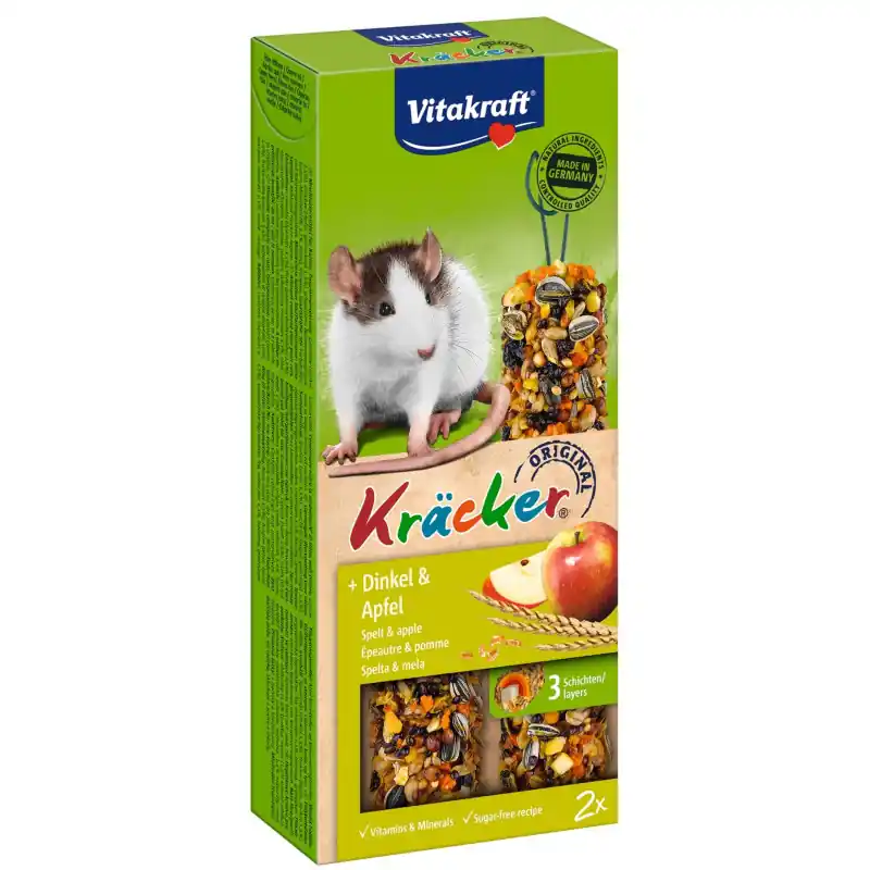 Vitakraft Kräcker Rat Spelt en Appel 2 stuks Koop Online