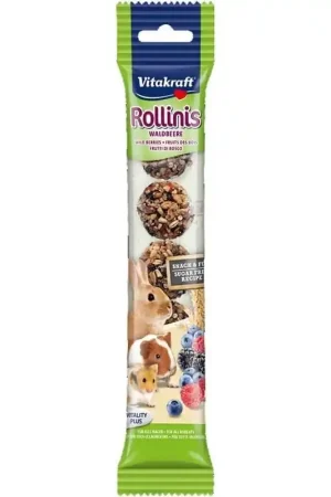 Beperkte Voorraad Vitakraft Rollinis Bosbessen voor Knaagdieren & Konijnen