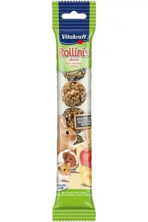 Laatste Kans Vitakraft Rollinis Fruit voor Knaagdieren & Konijnen