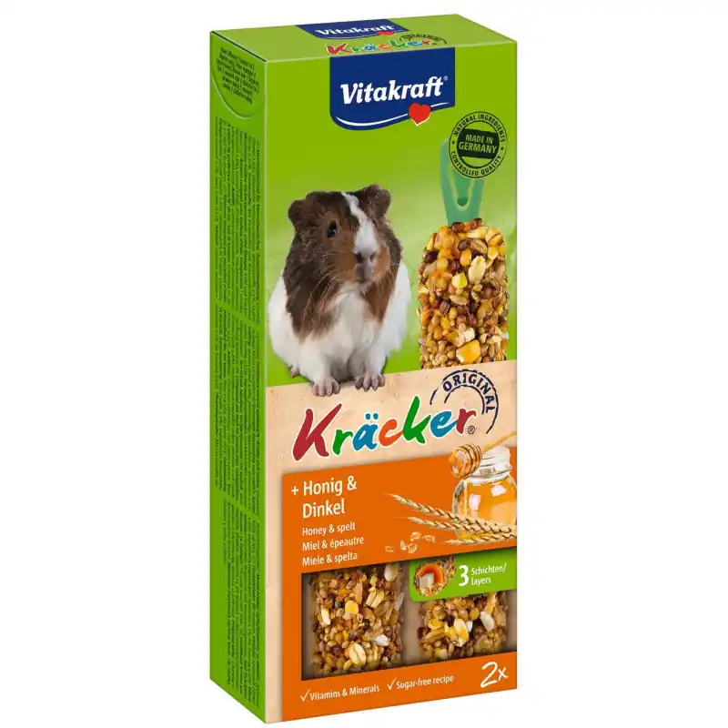 Vitakraft Kräcker Cavia Honing en Spelt 2 stuks Snelle Levering