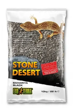 Exo Terra Stone Desert Substraat Bahariya Zwart 10 kg Gereduceerde Prijs