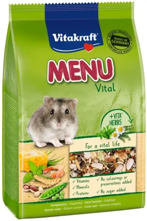 Beperkt Aanbod Vitakraft Menu Vital Dwerghamstervoeding 400 Gram
