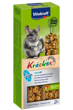 Vitakraft Kräckers Chinchilla Calci Fit 2 stuks Fabrieksprijs