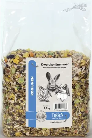 Tijssen Dwergkonijnenvoer 3,5 kg Korting