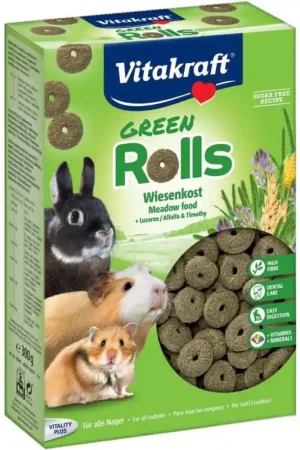 Vitakraft Green Rolls voor Konijnen & Knaagdieren Uitverkoop