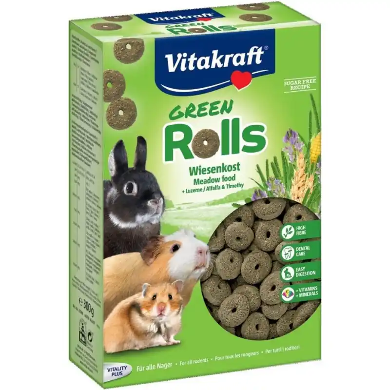 Vitakraft Green Rolls voor Konijnen & Knaagdieren Uitverkoop