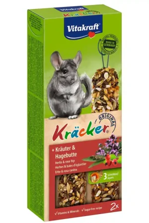 Vitakraft Kruiden Kräcker Chinchilla 2in1 Express Levering