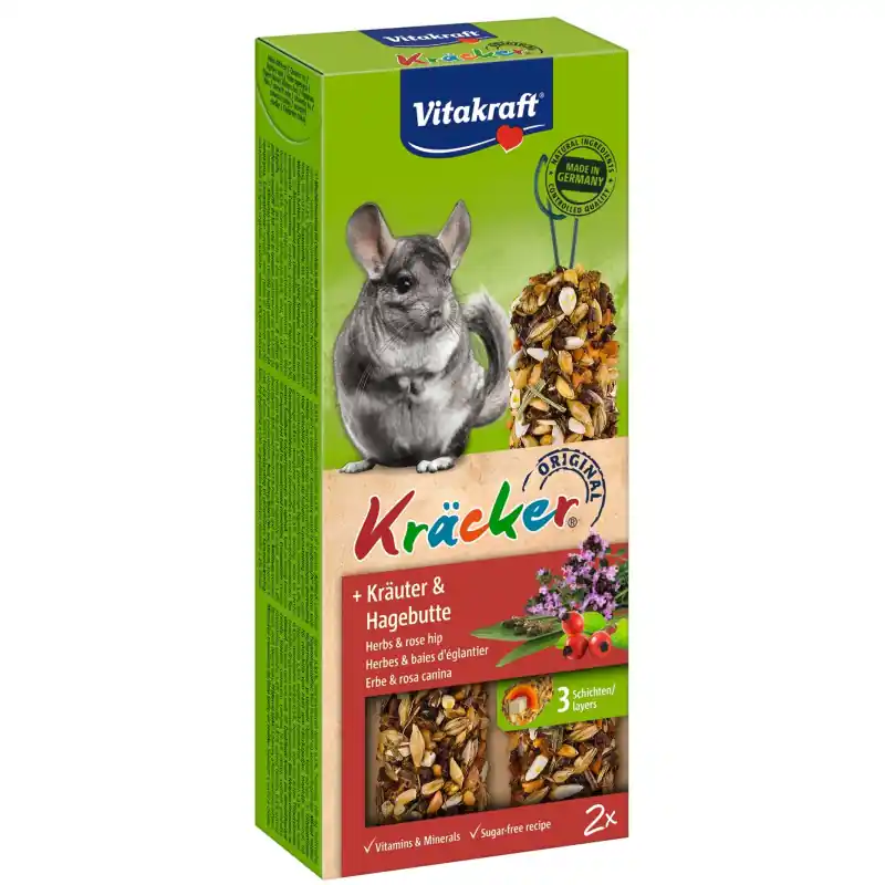 Vitakraft Kruiden Kräcker Chinchilla 2in1 Express Levering