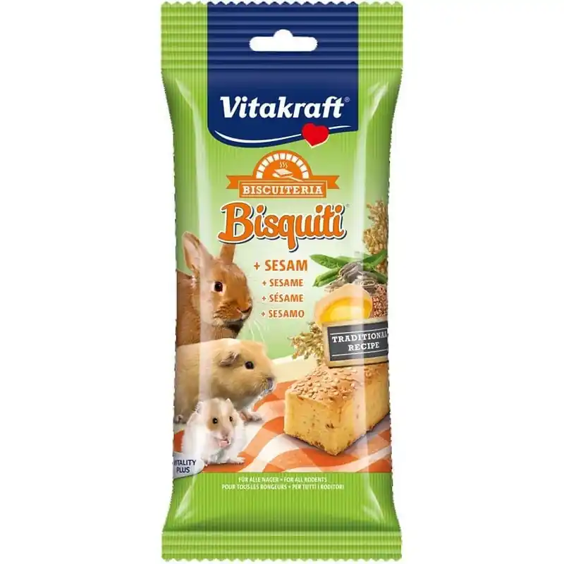 Finale Uitverkoop Vitakraft Bisquiti Sesam Knaagdieren