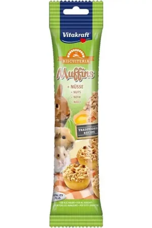Hete Deal Vitakraft Muffins Noten voor Konijnen & Knaagdieren