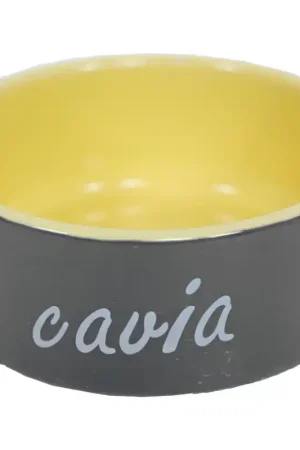 Caviavoer- en Waterbakje Grijs Steen 12 cm Koopje