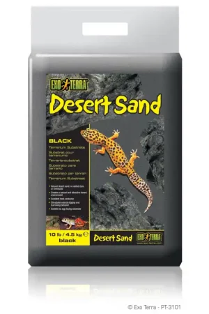 Exo Terra Desert Sand Black 4,5 KG Finale Uitverkoop