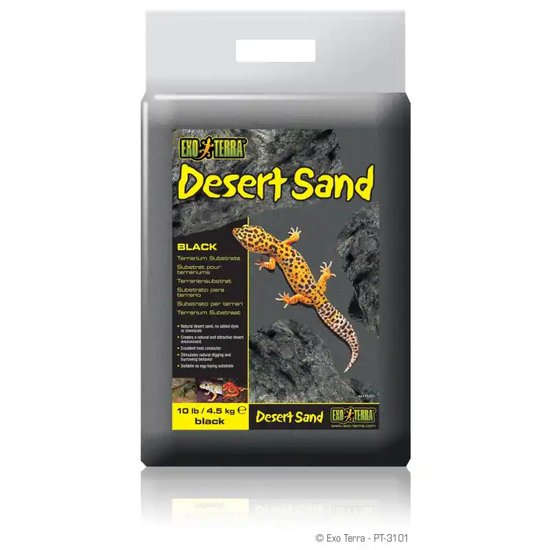 Exo Terra Desert Sand Black 4,5 KG Finale Uitverkoop
