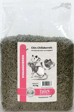 Tijssen Chinchillakorrels 4,5 kg Finale Uitverkoop