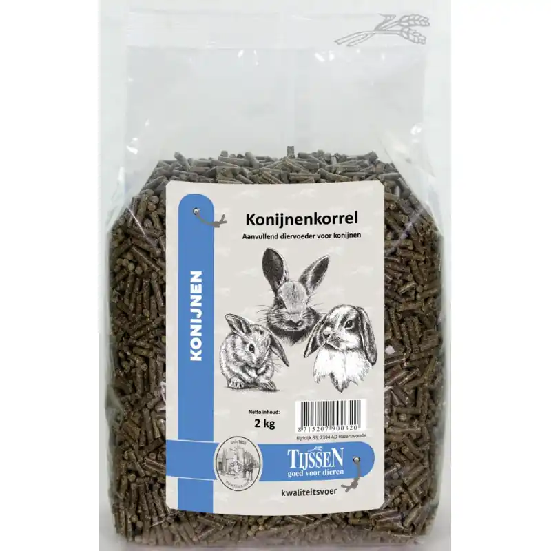 Tijssen Konijnenkorrel 2 kg Uitverkoop