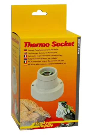 Lucky Reptile Thermo Socket - straight lamp holder Betrouwbaar