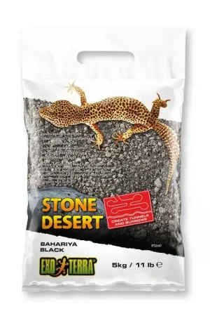 Exo Terra Stone Desert Substraat Bahariya Zwart 5 kg Betrouwbaar