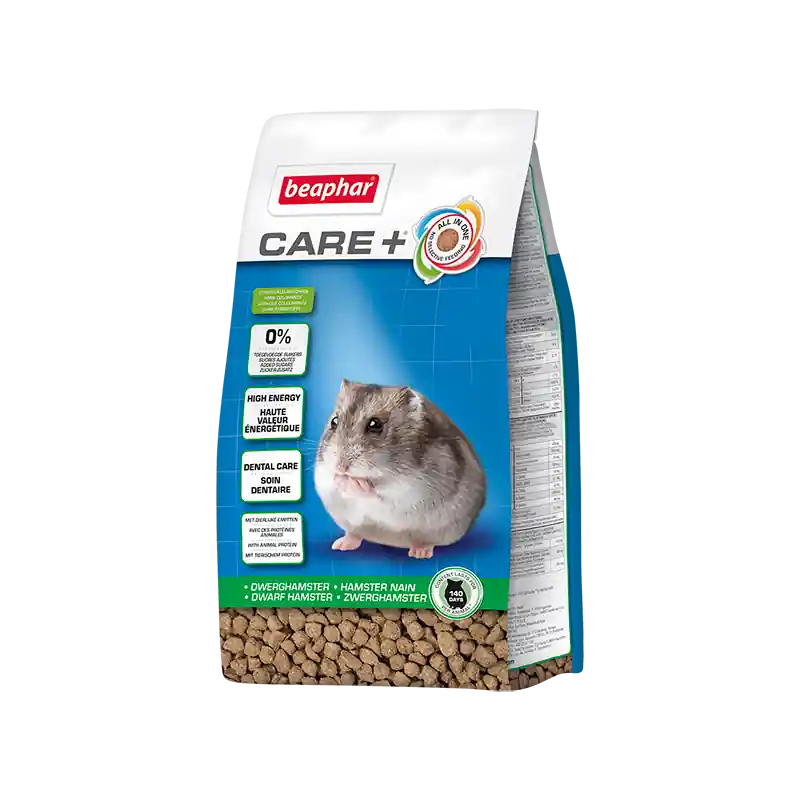 Beaphar Care+ dwerghamster 700 gram Favoriet