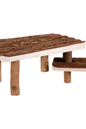 Flitsaanbieding Trixie Natural Living Afdak en Ligplaats met Opstapje 37x17x28 cm