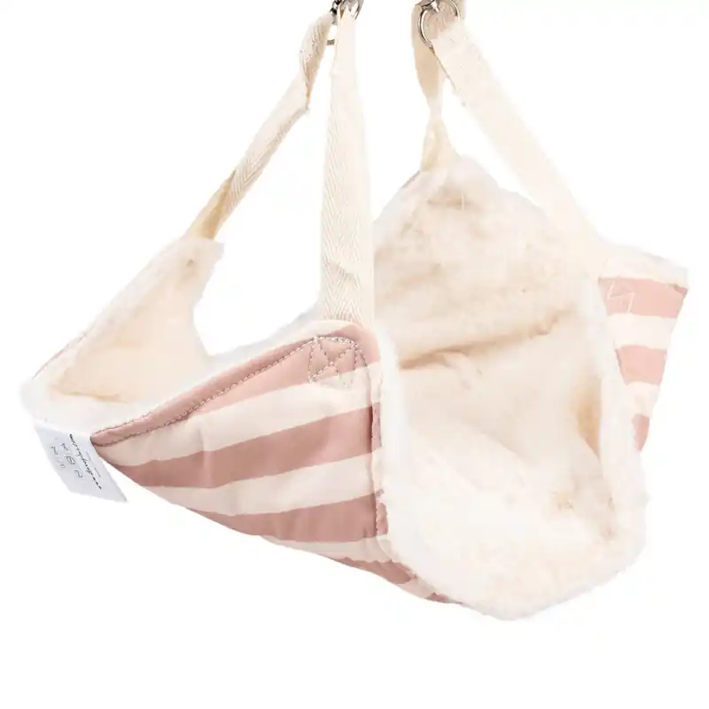 DuvoPlus Striped Hangmat Pluche Meerkleurig Favoriet