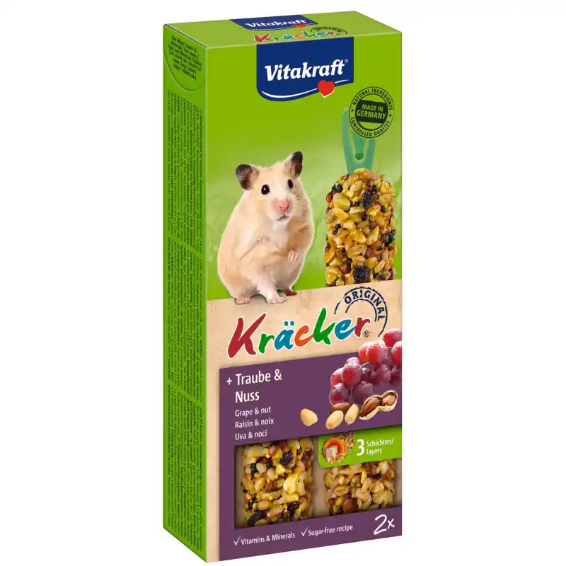 Vitakraft Kräcker Hamster Druif En Noot 2st Laatste Kans