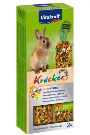 Vitakraft Multi Vitamine Kräcker Dwergkonijn 2in1 Seizoensaanbieding