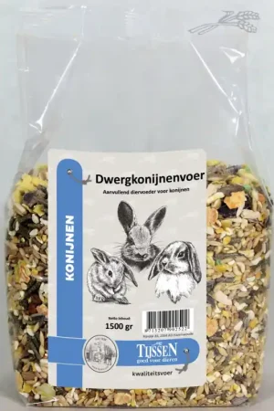 Betrouwbaar Tijssen Dwergkonijnenvoer 1,5 kg