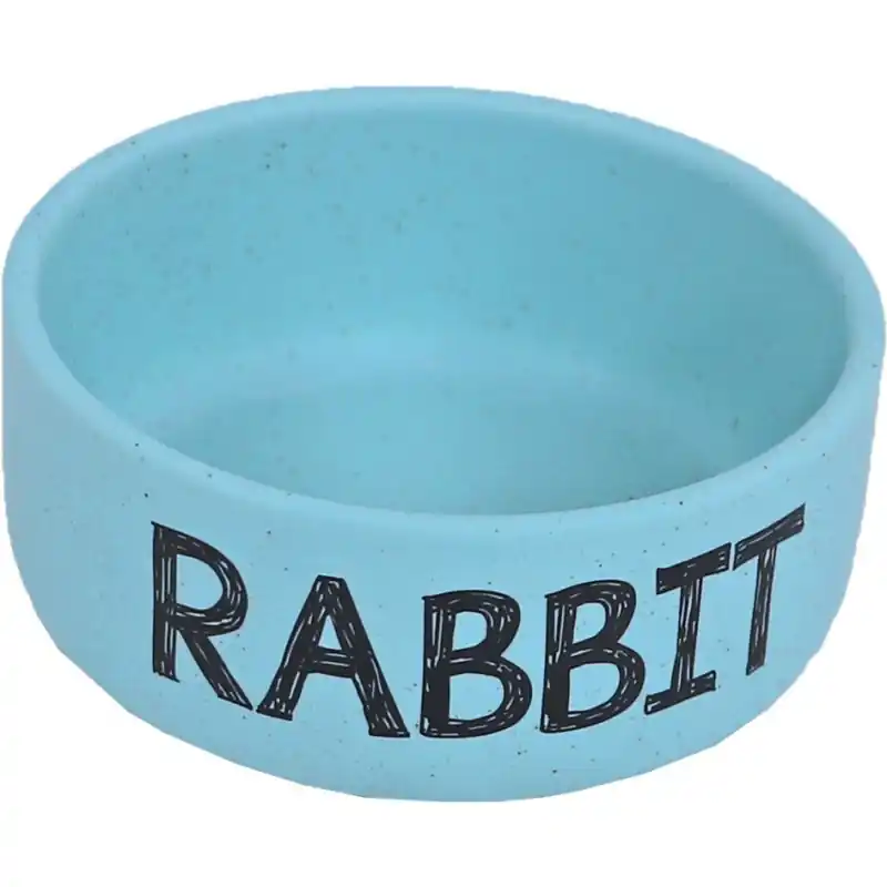 Stenen Konijnen Voer- Waterbak Rabbit Mat Mintblauw Fabrieksprijs