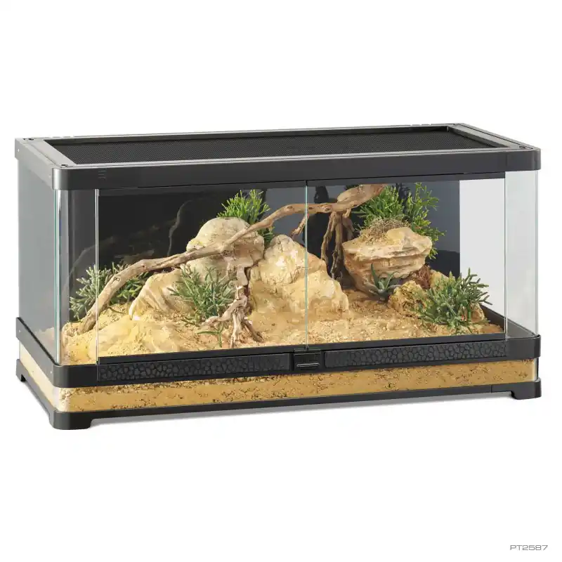Gratis Retour Exo Terra Vista 90 Panoramisch Terrarium 90x45x45 cm