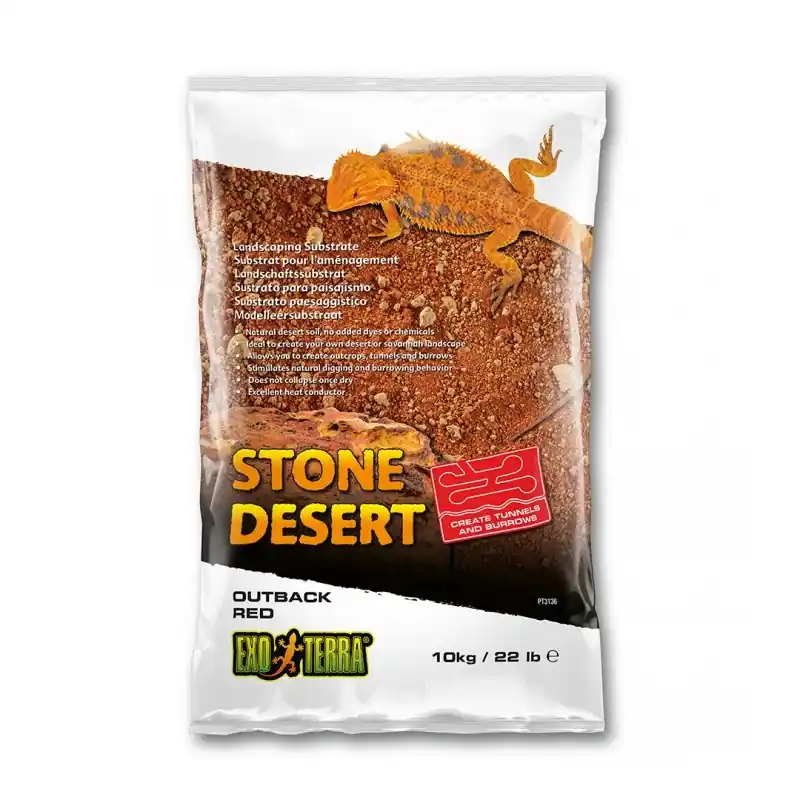 Exo Terra Stone Desert Substraat Outback Rood 10 kg Koop Vandaag