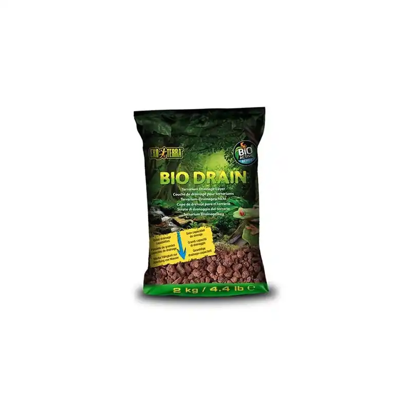 Exo Terra Bio Drain Substraat 2 kg Premium