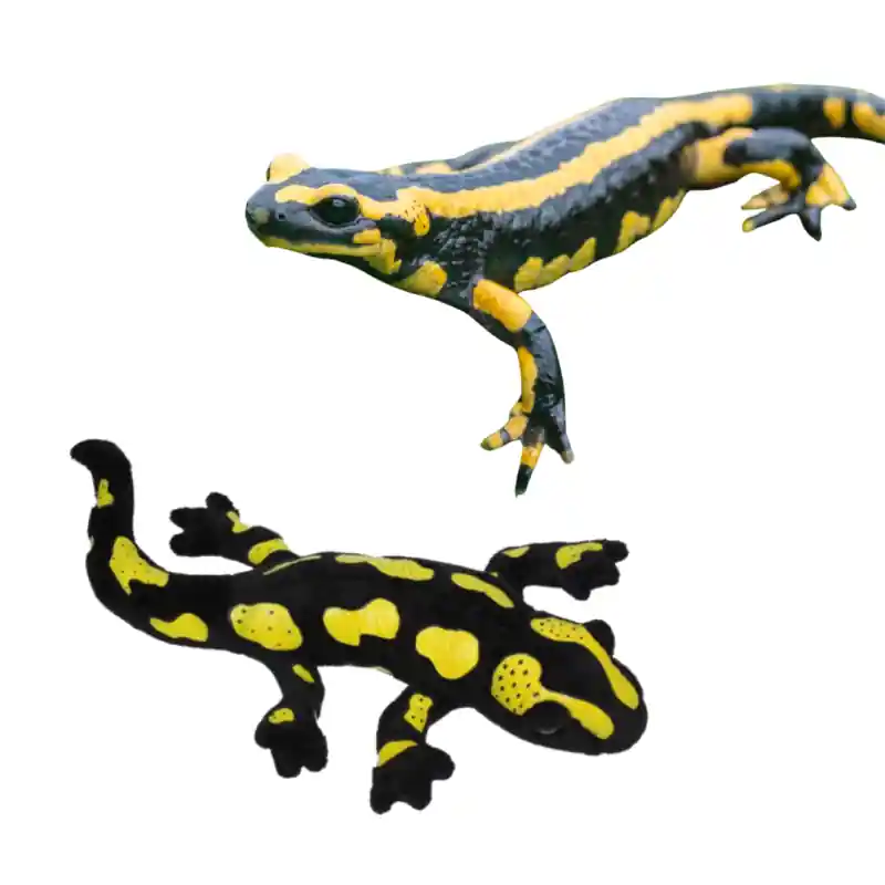 Pluche Vuursalamander Knuffel 29cm Beperkte Voorraad