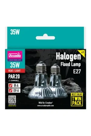 Halogeen Basking Spot 35W 2 stuks Seizoensaanbieding
