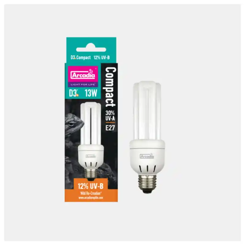 Arcadia D3 Compact Mini 12% UVB 13W Voordeelprijs